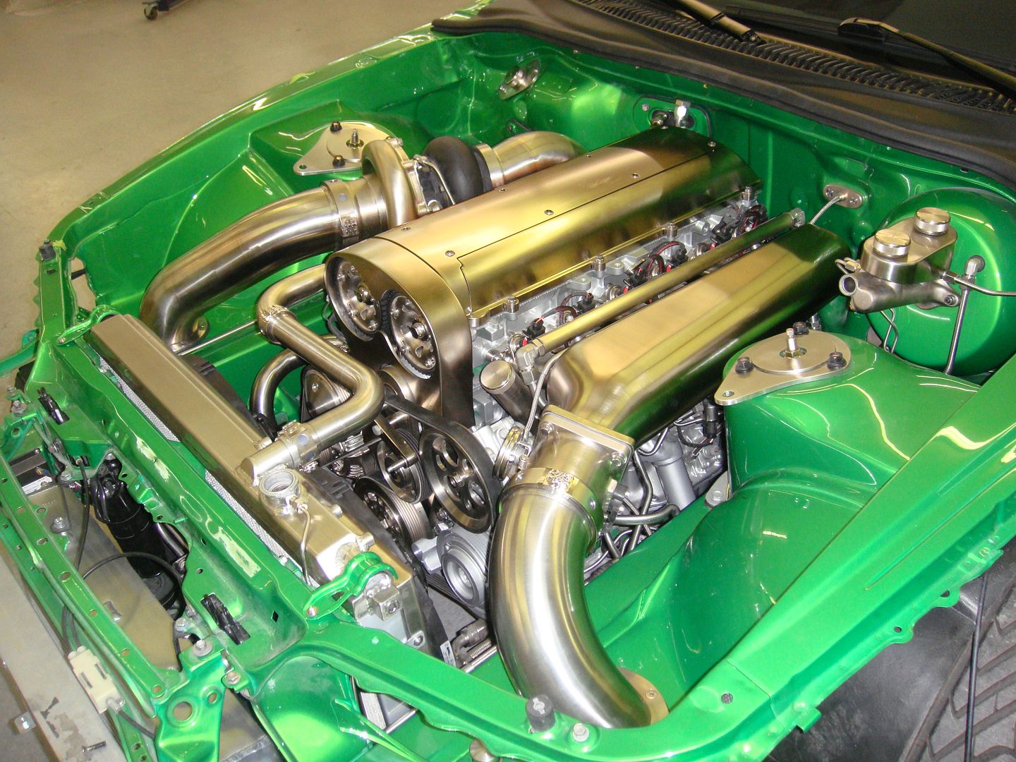 Over the Top Engine Bays. POST THEM UP!